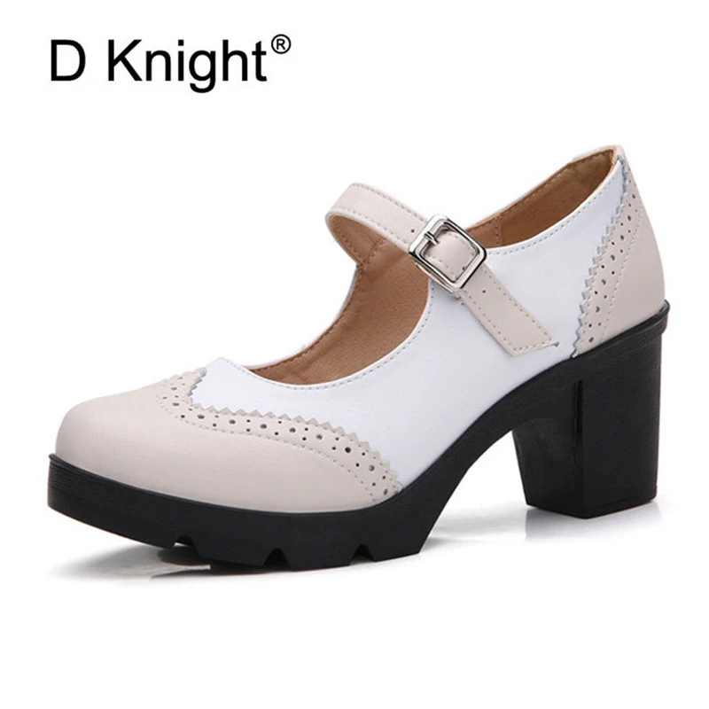 oxford mary jane heels