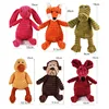 Corduroy Dog Toys for Small Large Dogs Animal Plush Dog Squeaky Toy Puppy Chew Toys Bite Resistant Pet Toy For Dogs Squeaker 6