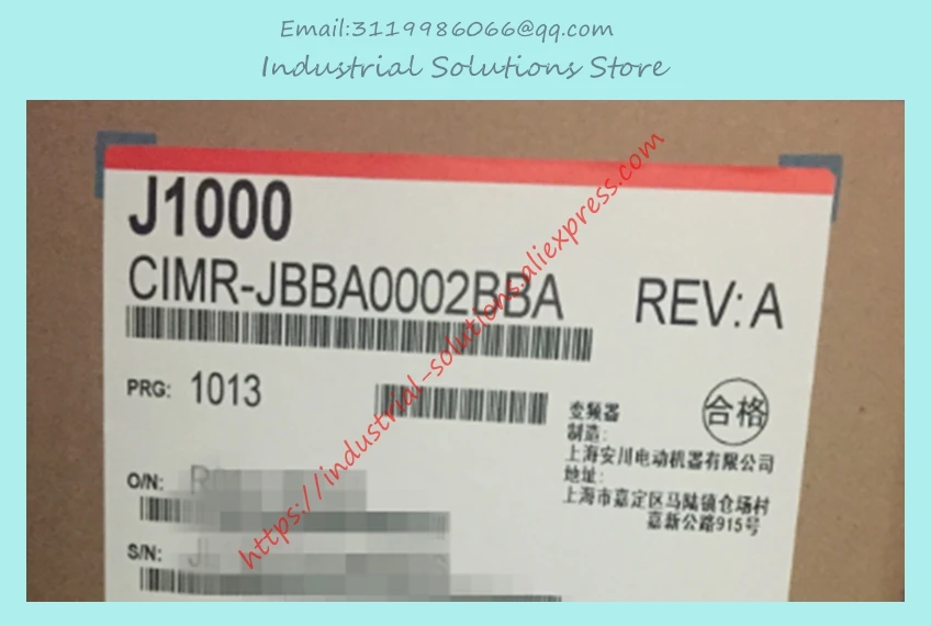 Инвертор CIMR-JBBA0002BBA серии J1000 однофазный кВт