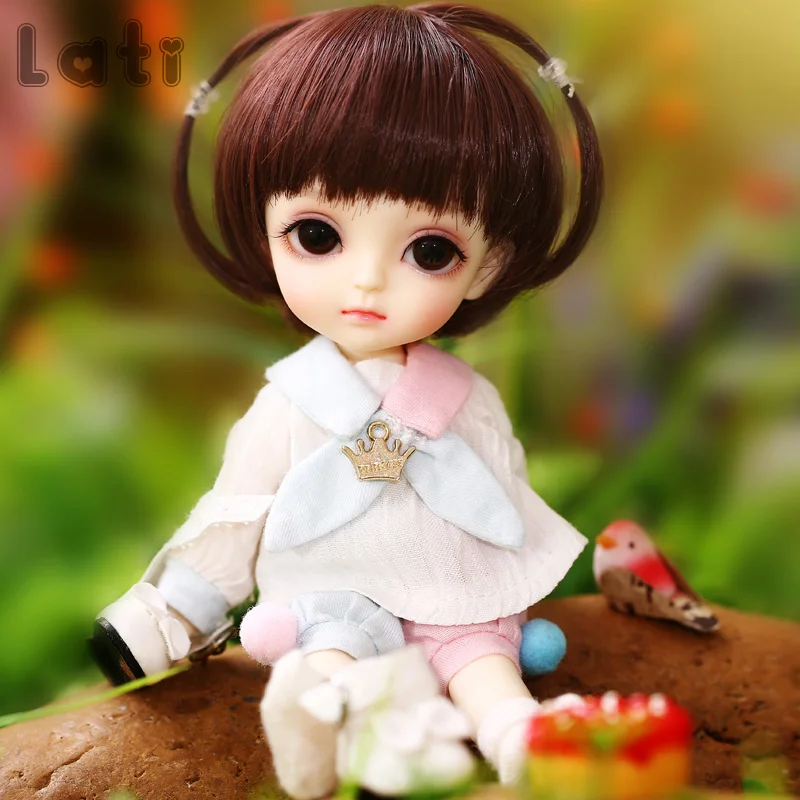 BJD куклы 1/8 ShugoFairy Nita Genny Daisy Rerun Ollien душевный шар шарнирная кукла сюрприз комплект - Цвет: LatiHappy FullsetA