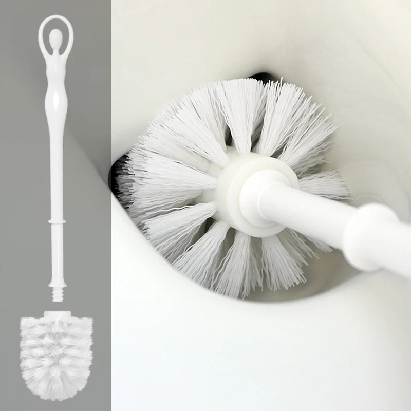 Креативный набор кистей для унитаза, керамический унитаз, держатель кистей со сменной головкой, полипропиленовая щетина, щетка для уборки ванной комнаты