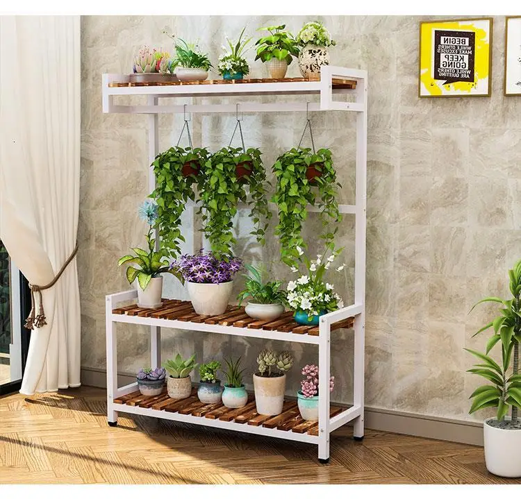 Terraza Estanteria Жардин Etagere Планте Escalera Decorativa Madera Stojak Na Kwiaty балкон Цветочная полка стойка подставка для растений
