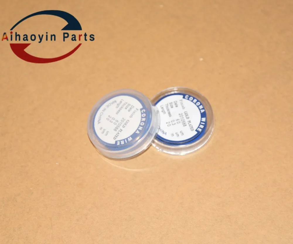 2pcs Corona Wire 0.3mm Golden Color for Konica 750 600 1050 950 420 7165 C6500 20M (2)