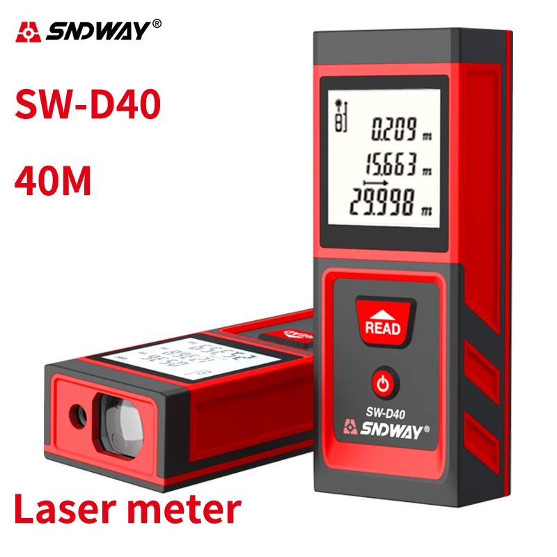 Sndway New Laser Meter Portable Mini Laser Rangefinder Distance Meter 40M Digital Range Finder Lazer Measure Electronic Roulette Sndway New Laser Meter Portable Mini Laser Rangefinder Distance Meter 40M Digital Range Finder Lazer Measure Electronic Roulette