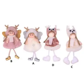

Cute Christmas Plush Angel Doll Stuffed Plush Doll Toys Christmas Tree Pendant Christmas Party Decoration Gifts For Children