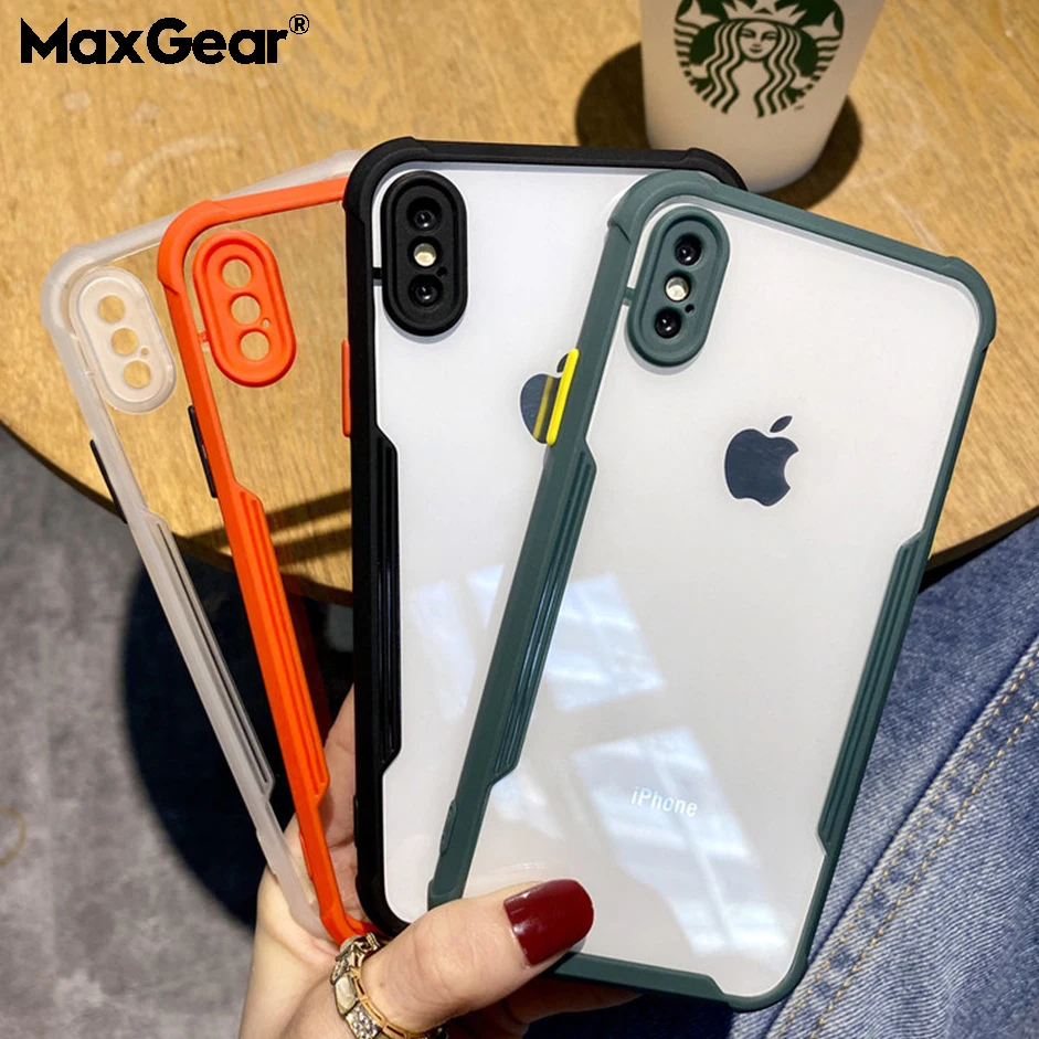 Camera Protection Phone Case For iPhone SE 2020 11 Pro Xs MAX 6 6s 7 8