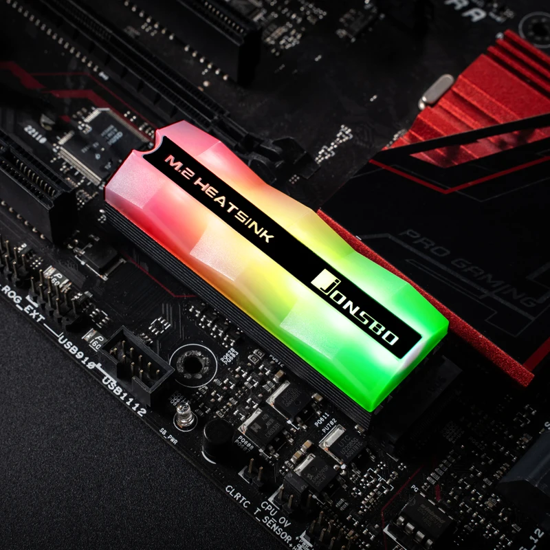Радиатор JONSBO M.2 SSD ARGB MOBO 3PIN 5V AURA SYNC Streamer|Кулеры/вентиляторы/системы охлаждения| |