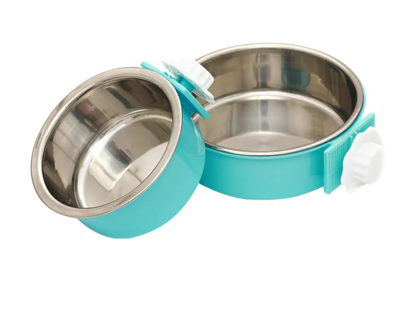 Новая миска для собак с подвеской домашних животных фиксированная клетка