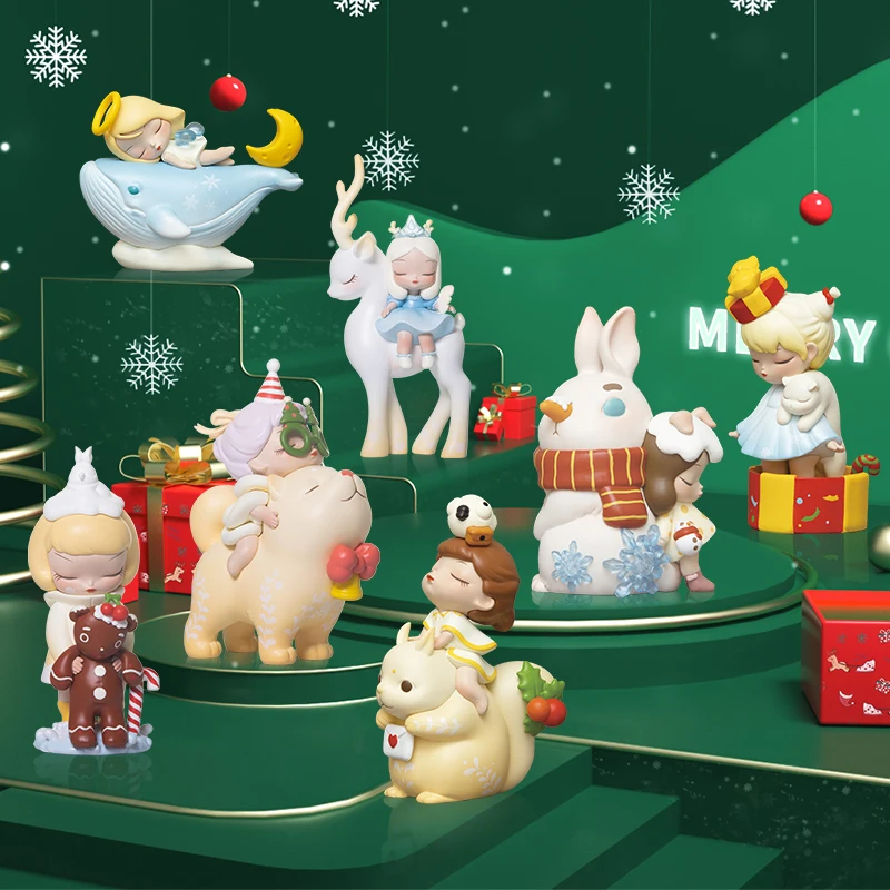 

White Night Fairy Tale Christmas Snow Song Blind Box Toy Figurine Caja Mystery Box Surprise Cute Kawaii Model Girl Birthday Gift