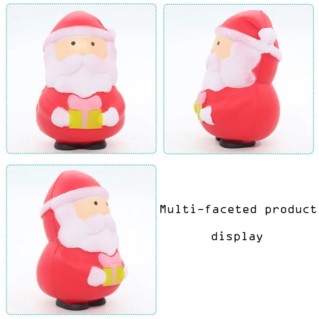 Декомпрессионная игрушка короткая нога Санта медленно поднимающаяся игрушка для детей мальчик девочка подарок# p5