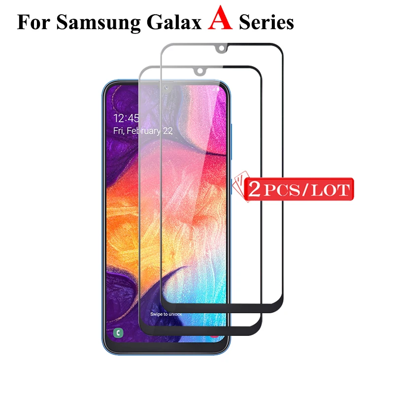

2PCS Protective Glass for Samsung Galaxy A70 Tempered Glass for Samsung A10 A20 A30 A40 A50 Screen Protector A 70 50 10 Film