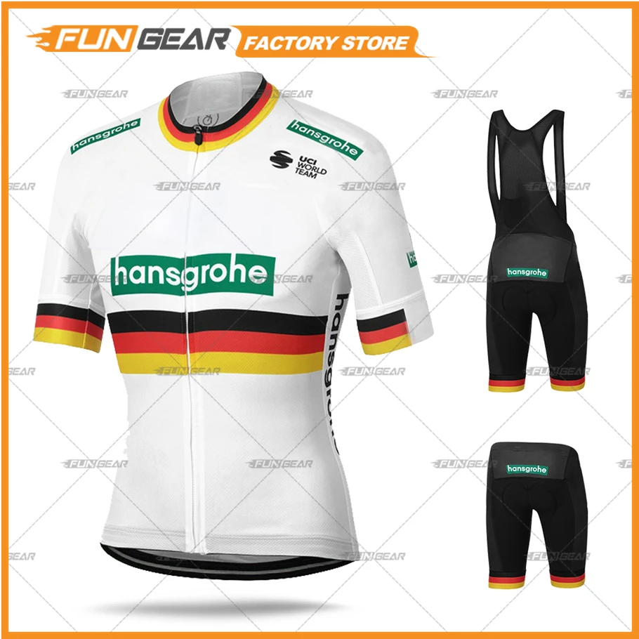 2020 Pro Team Jersey набор мужская одежда для велоспорта короткий рукав Boraful Hansgrohe