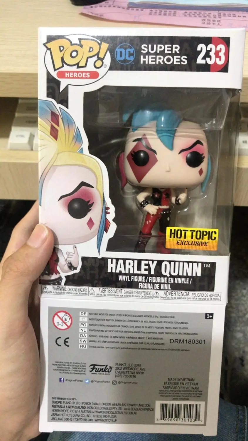 Funko POP DC super heroes Justice League Джокер Харли Куинн ограниченное действие игрушечные Цифры Коллекция Модель виниловые куклы