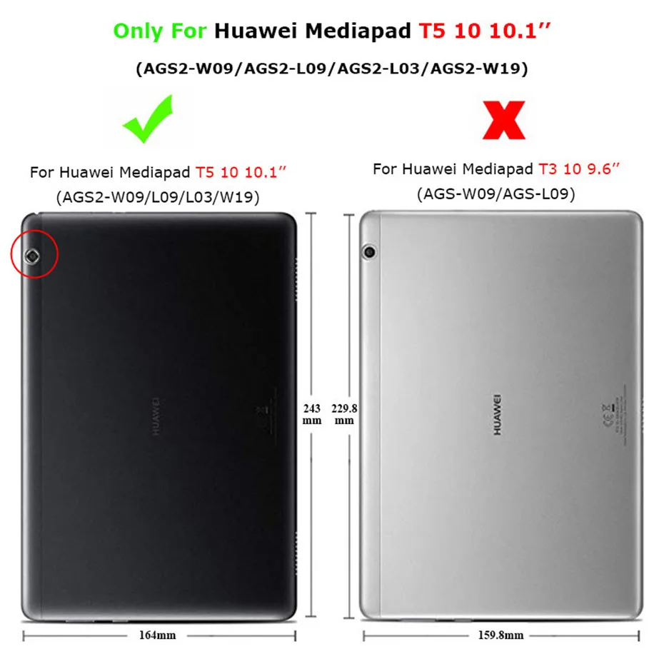 Кожаный чехол с клавиатурой Bluetooth для huawei Mediapad T5 10 AGS2-W09/L09/L03/W19 10,1 чехол для планшета huawei T5 10 чехол для планшета