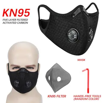 

Cycling Mask Dust Protection Breathing With vavle Activated Carbon Filter Face Mask