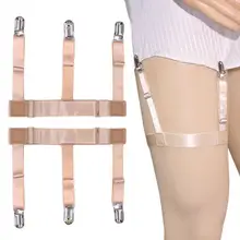 1 пара для мужчин s Рубашка Остается держатель подвязки Регулируемая рубашка держатели сопротивление ремень рубашка подтяжки для мужчин запорные зажимы