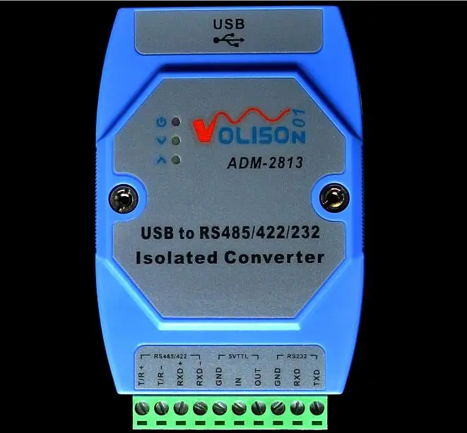 ADM-2813 промышленный класс USB к RS485/422/232/ttl USB к 485232 фотоэлектрическая изоляция FT232 рельс