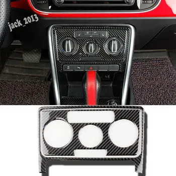 

Car modification Car accessories Carbon Fiber Air Conditioning Panel Cover Trim Frame Decoration ForVW Beetle