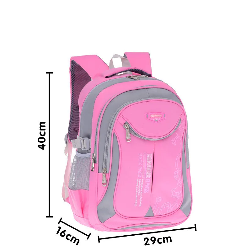 pink S 17 дюймов детские школьные рюкзаки для девочек мальчиков высокое качество детский рюкзак в начальной школе Рюкзак Mochila Escolar - Цвет: pink S
