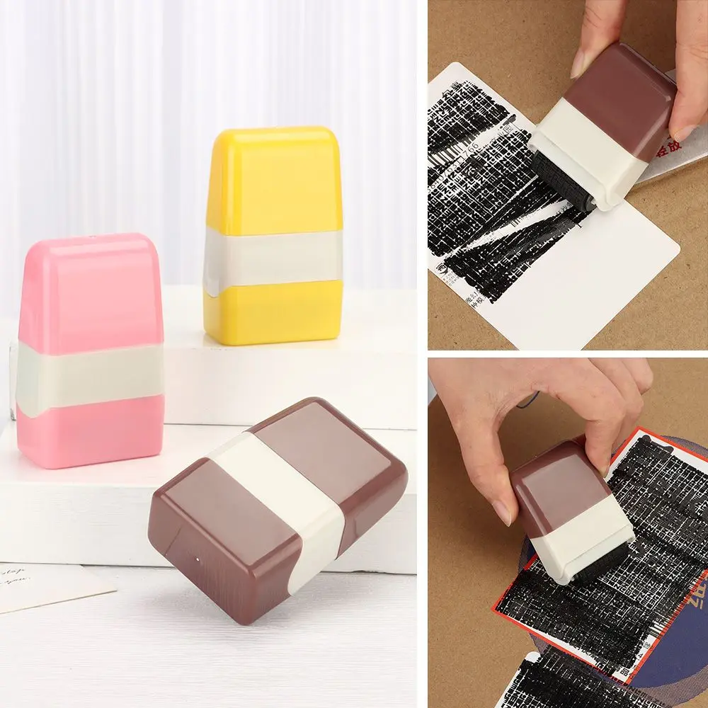 Self-Inking Information Coverage Security Stamp Roller Privacy Seal Identity Theft Protection Cover | Дом и сад
