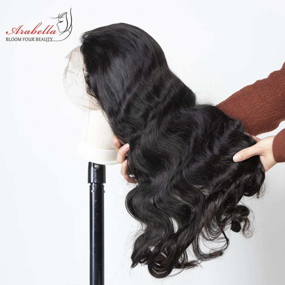 360 Lace Frontal Wig 100% Wigs Body Wave Wig Pre Plucked 180% Density Arabella Lace Front Wig