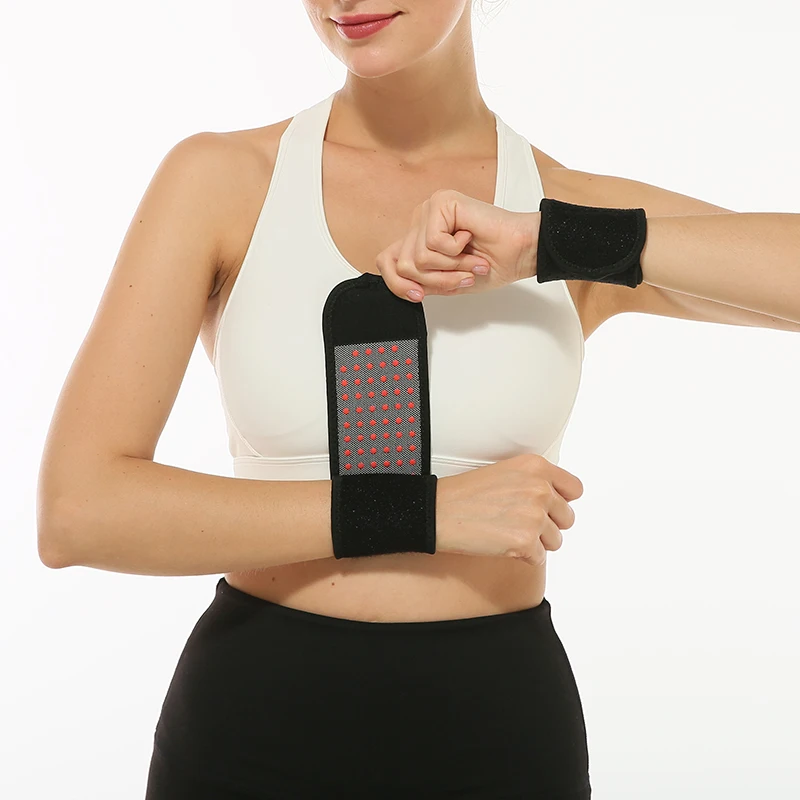 1 пара регулируемый спортивный браслет съемный полезный хлопок поддержка