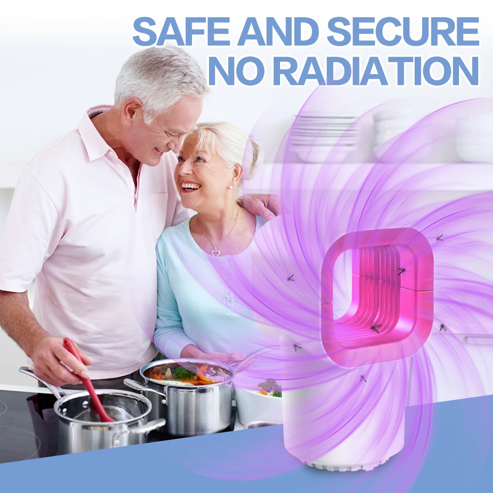 

WENNI LED Mosquito Killer Lamp USB Photocatalyst Electric Fly Bug Zapper Mosquito Lamp 5V LED Anti Insect Light Trap Night Light