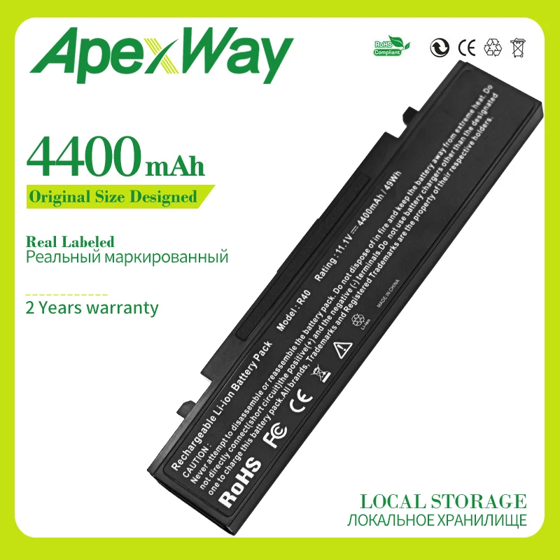 Apexway 6 аккумуляторная батарея для samsung aa pb4nc6b P460 P50 P560 P60 Q210 R40 R410 R45 R460 R510 R560 R60 R610 R70 X360