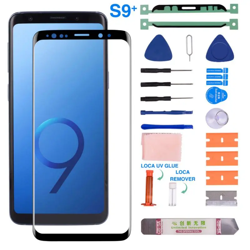 For Samsung S9 Plus Переднее стекло экрана с заменой Ремкомплект для samsung Galaxy S8/S8Plus/S9/S9Plus/S10/S10Plus - Цвет: For Samsung S9 Plus