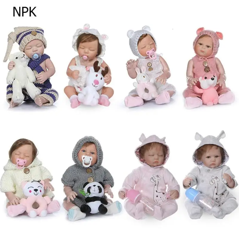 

Lovely Reborn Dolls Vinyl Soft Lifelike Simulation Baby Doll Children Toy