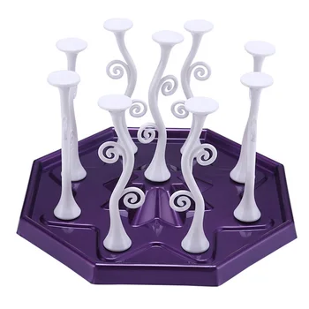 

With Tray Space Saving Drain Cup Holder PP Household Kitchen Supplies Countertop Mug Freestanding Living Room Bar Drying Rack