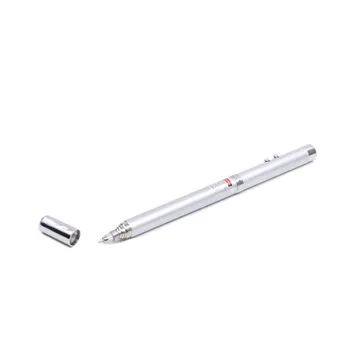 

Torch Lamp Red Ray Laser Pointer for Work Teaching Training Multifunctional Ballpoint Pen LED Flashlight Light Aluminum alloy