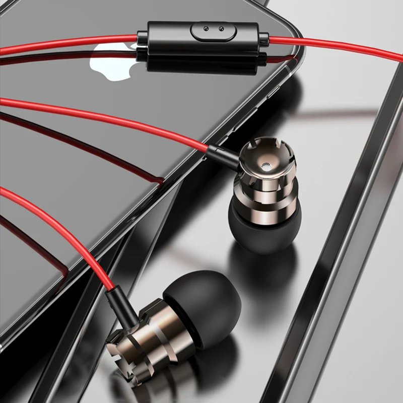 Наушники EARDECO с тяжелым сабвуфером проводная гарнитура Hi Fi наушники управлением