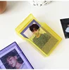 SKYSONIC Transparent Glitter 3 Inch Card Holder Idol Postcards Protective Storage Box Bus Photo Cards Album Collection Supplies 6