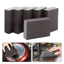 Bloc d'éponge de ponçage à sec et humide, grain moyen et fin, 60 80 100 120 180 220 #, polissage de cloisons sèches abrasives
