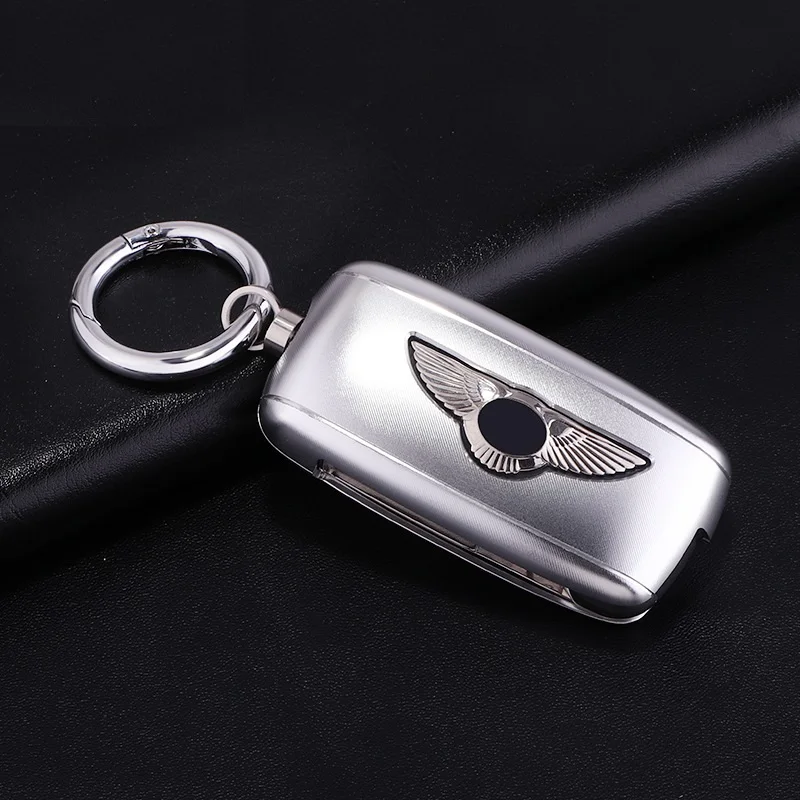 

Aluminum Alloy Start Remote Control Package Keyless Start Key Case Holder for Bentley Continental Bentay Muchamps Flying Spur