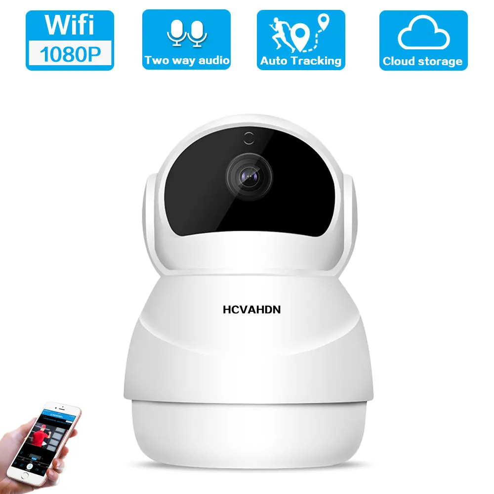 1080P Wifi kamera bezpieczeństwa IP kryty wykrywanie ruchu w domu