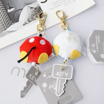

Cartoon Mickey Bottom Small Pendant Keychain Stuffed Toys Plush Birthday Christmas Gift Toy #2462