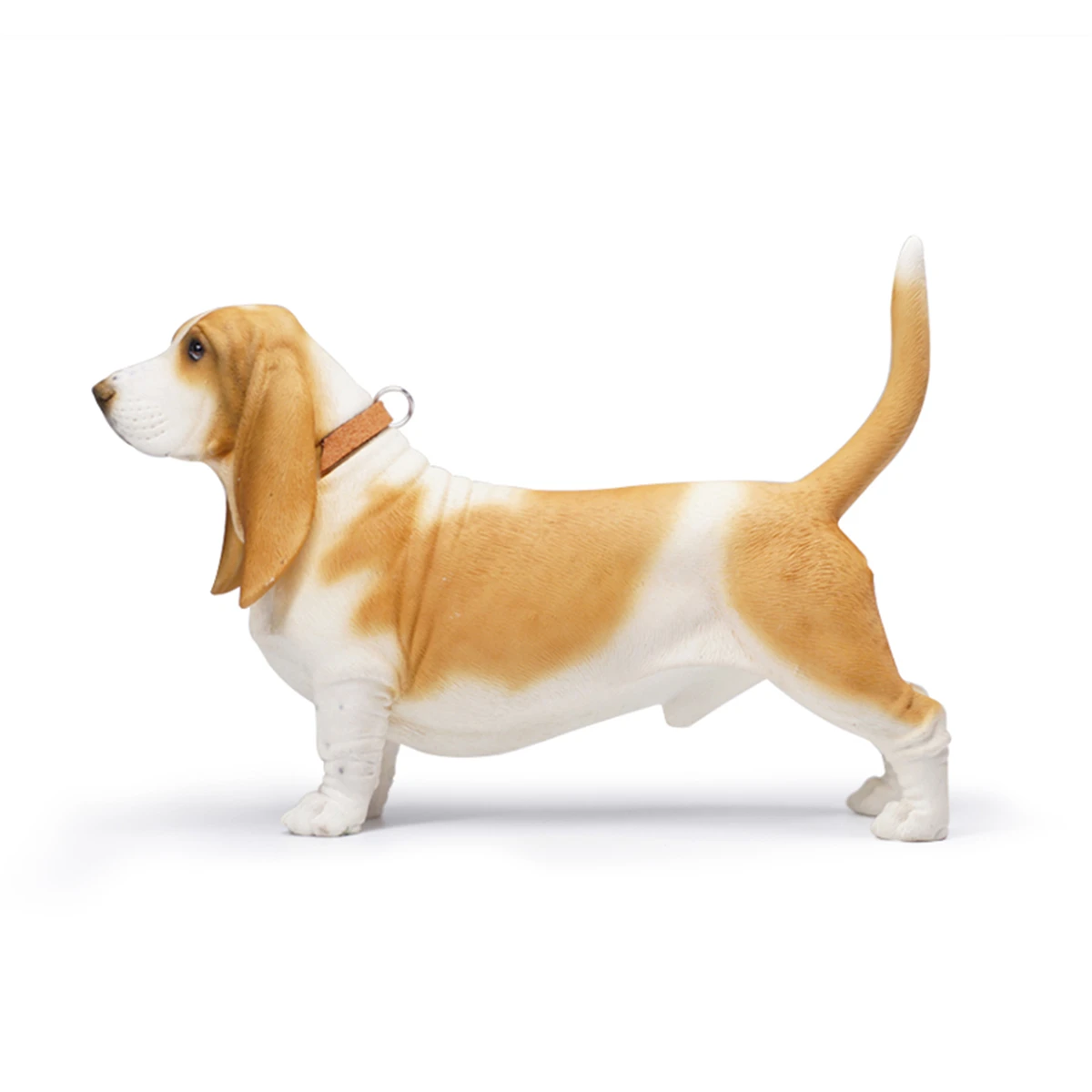 JXK 1/6 Basset Hound Animal Model Cute Dog Figure Toys Adult Xmas