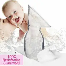 Full Silicone Breast Pump Manual Breast Pump Partner Milking Anti-spill Breast Milk Collector Automatic Collection Breastfeeding