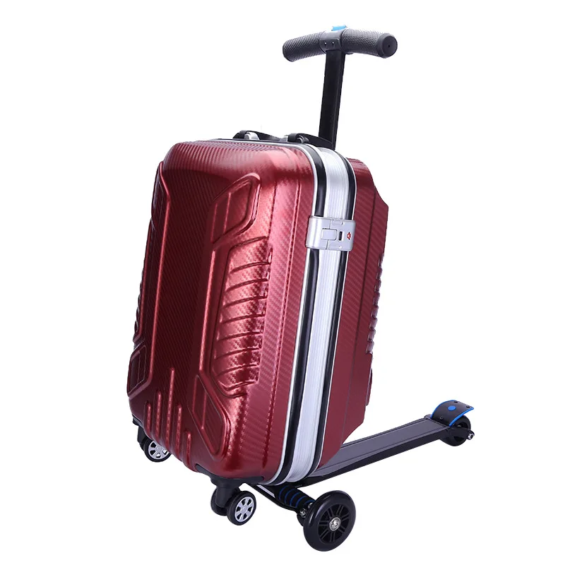 21 inch Multi-function Scooter luggage High-end Carry on luggage Suitcases and travel bags Large capacity Scooter Luggage set