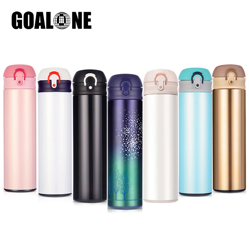 GOALONE 500ml Vacuum Insulated Water Bottle Stainless Steel Thermos Coffee Travel Mug Keeps Cold or Hot BPA Free Thermos Bottle GOALONE 500ml Vacuum Insulated Water Bottle Stainless Steel Thermos Coffee Travel Mug Keeps Cold or Hot BPA Free Thermos Bottle