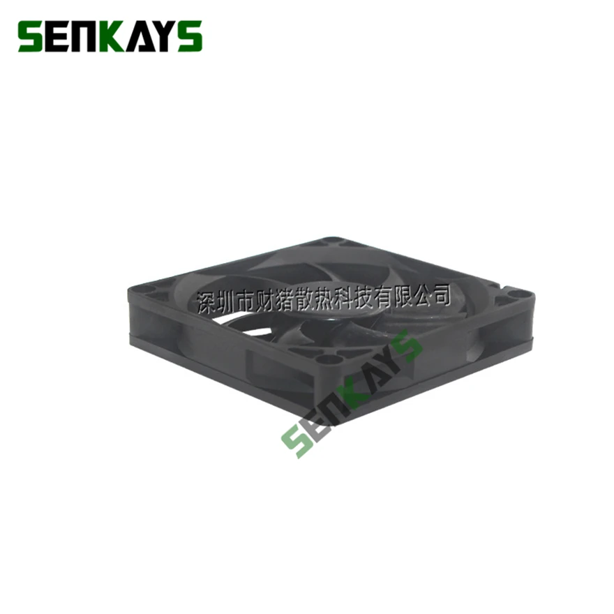Computador Cpu Ventilador de Refrigeração Rolamento de Esferas Dupla 2pin 8015 80 mm 80x80x15 mm dc 5v 12v 24v - Imagem 2
