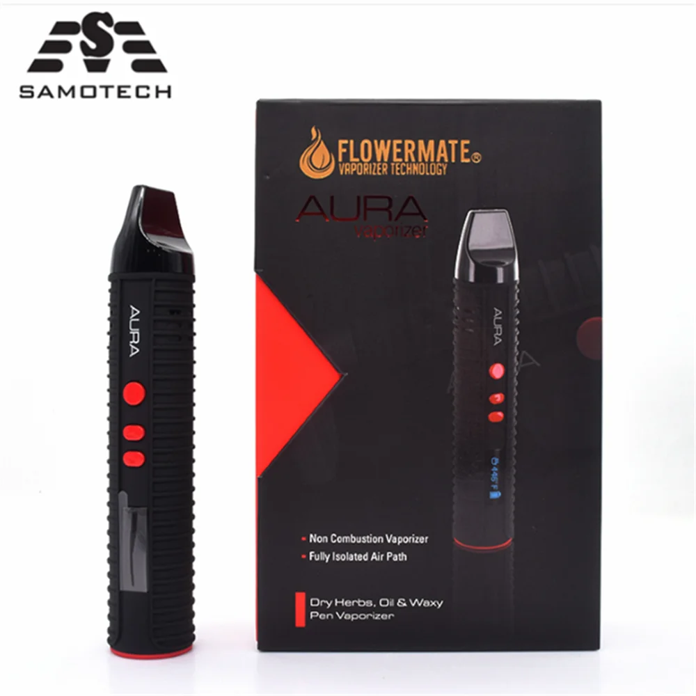 Оригинальный набор испарителей AURA Flowermate Dry Herb Vape 2600 мАч керамические катушки воск