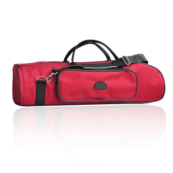 

600D Oxford Cloth Water-resistant Soft Case for Trumpet Single Adjustable Pocket Padded Storage Bag Guitar Accessories