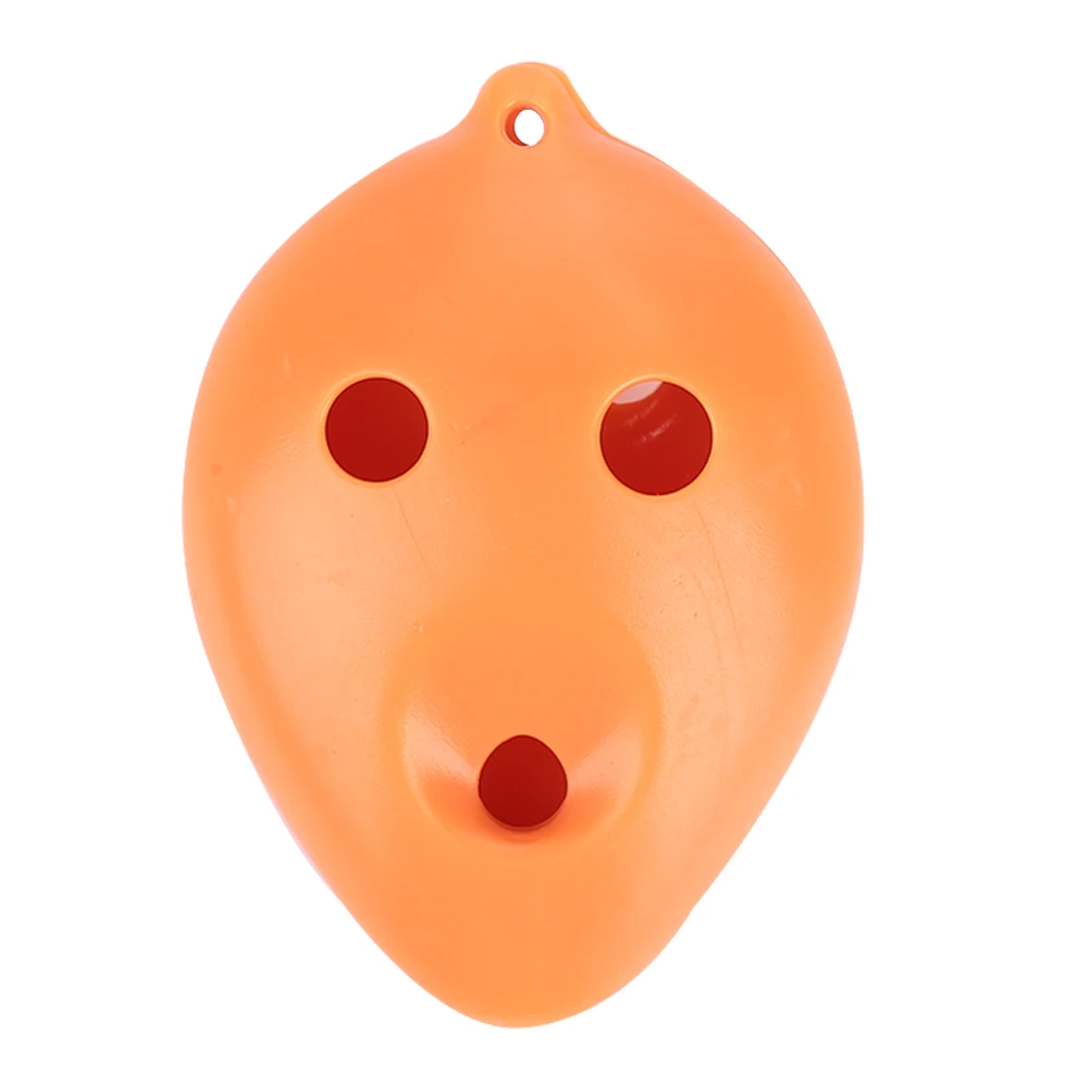 Orange Керамическая пластиковая фарфоровая флейта ocarina C Tune практичная профессиональная Фарфоровая керамика прочная 6 отверстий белая глина Crackle - Цвет: Orange