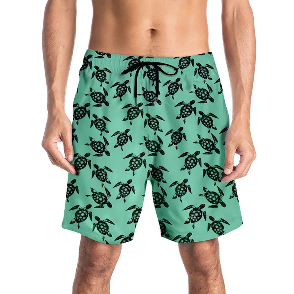 Модные мужские летние шорты, модная пляжная одежда, популярные шорты, повседневные облегающие спортивные мужские шорты с принтом, Masculino