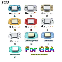 JCD корпус Оболочка Чехол+ защита для объектива экрана+ наклейка для Gameboy Advance для игровая приставка GBA с набором кнопок
