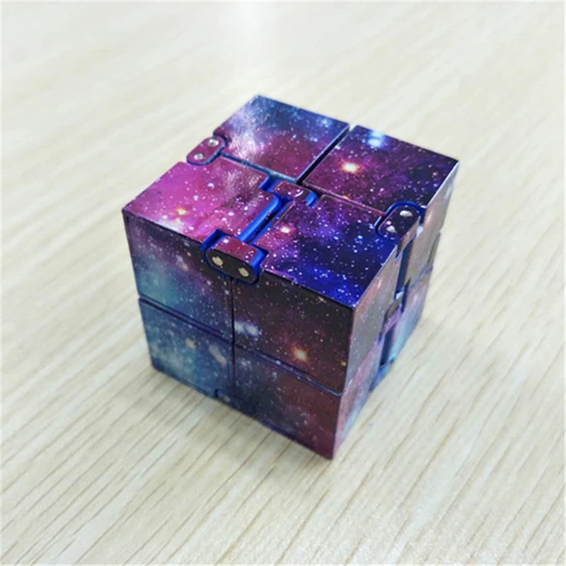 Creative Infinity Cube Mini Toy Finger  Relief Magic Cube Blocks Children Kids Funny Toys Best Birthday New Year Gift 8