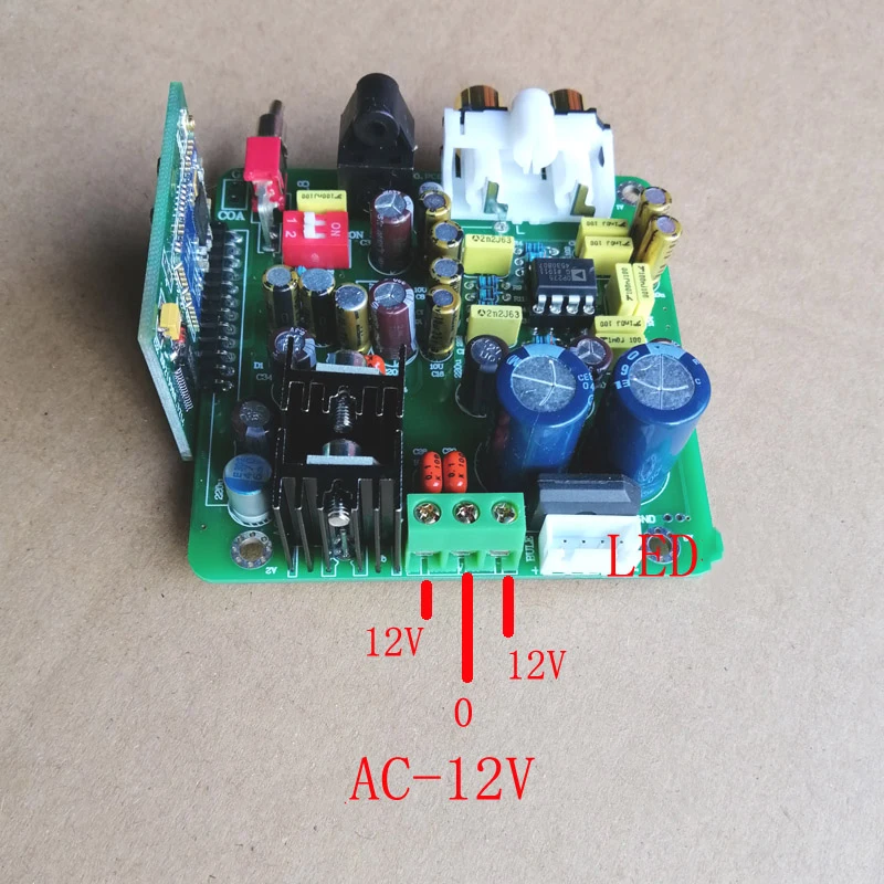 Lusya Csr8675 Bluetooth 5.0 Decoder Board AK4490 Fiber Bluetooth Input APTX-HD with Antenna dual AC 12V T0520